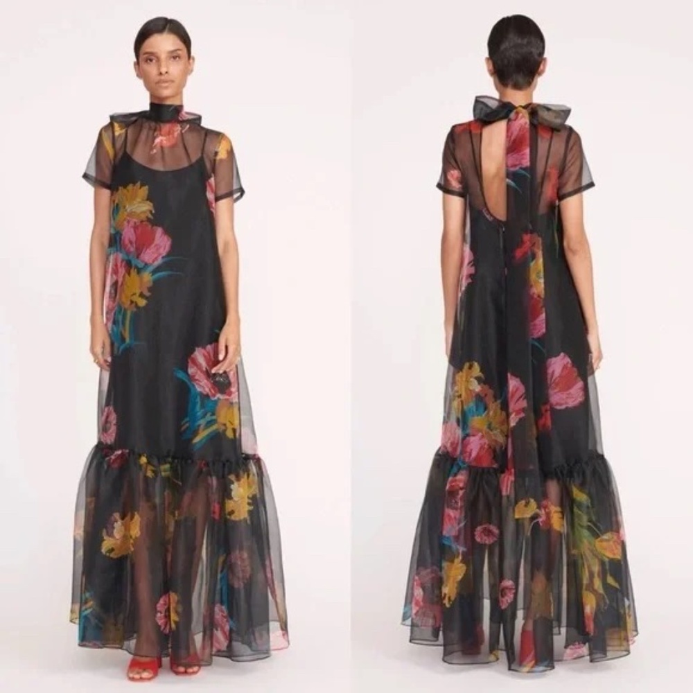 NWT STAUD Calluna Painted Floral Multicolor First Bloom Night Dress